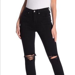 Good American “Good Legs” ripped skinny jeans